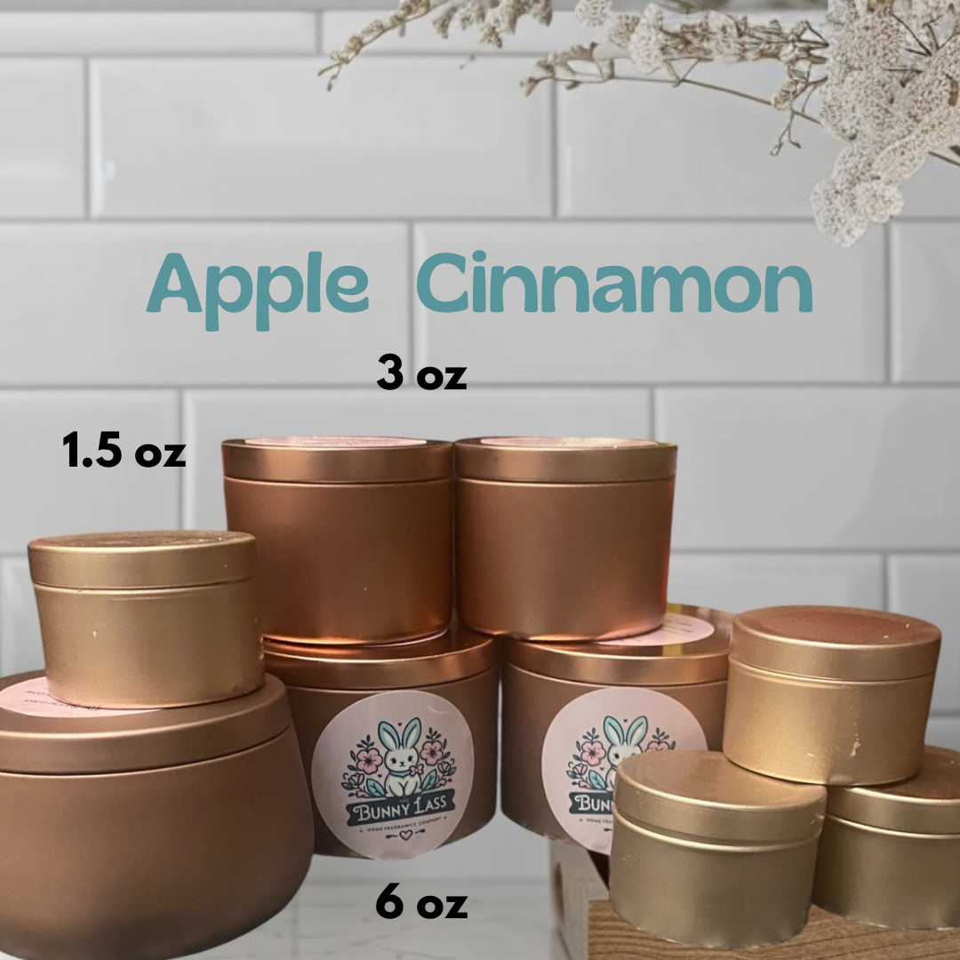 Apple Cinnamon Scented Soy Wax Melts and Candles