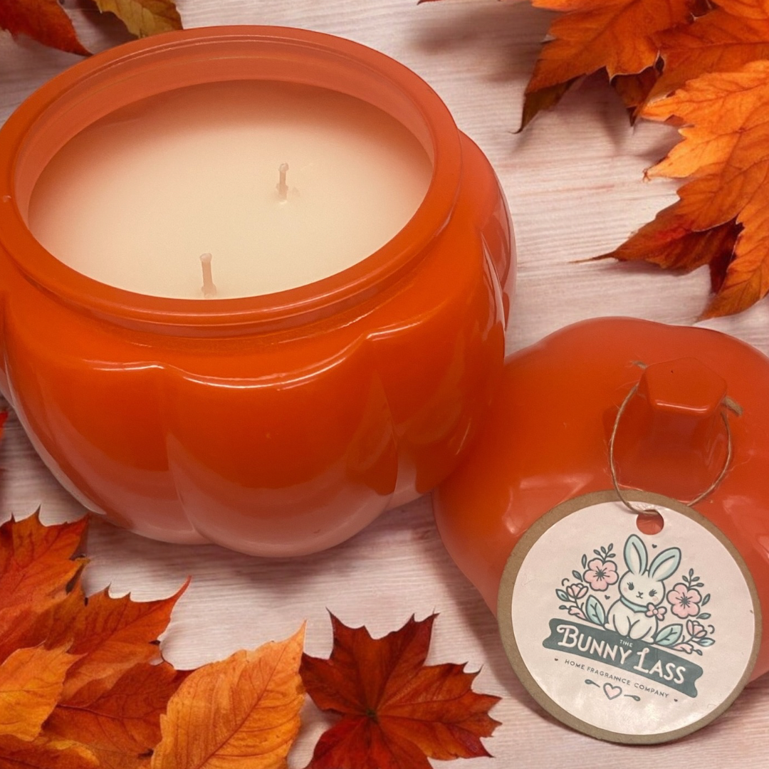 Fallen Leaves Candle -13 oz Pumkin Jar